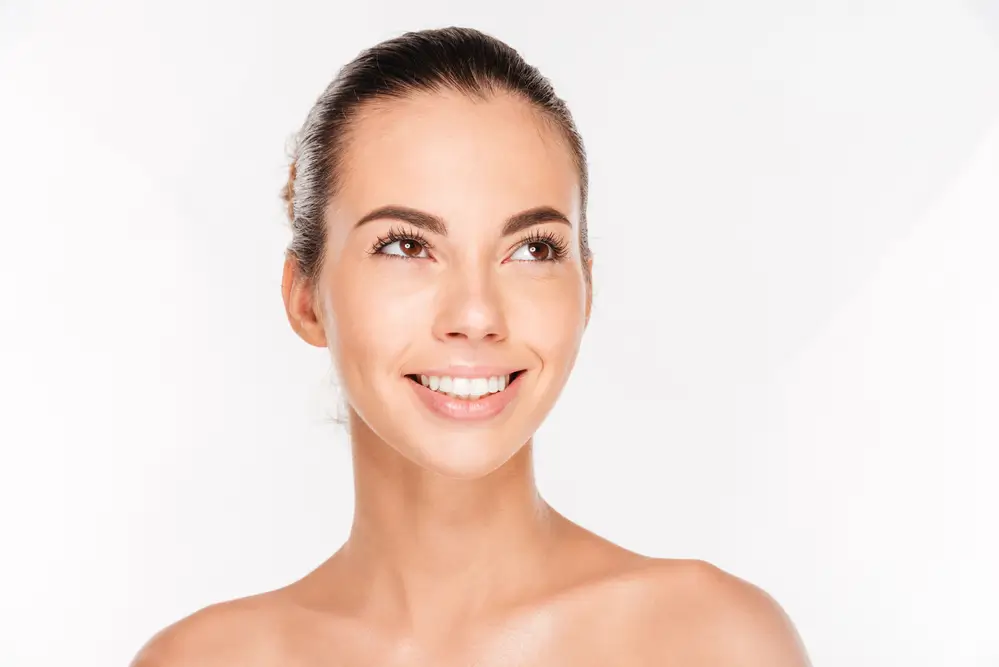 woman smiling